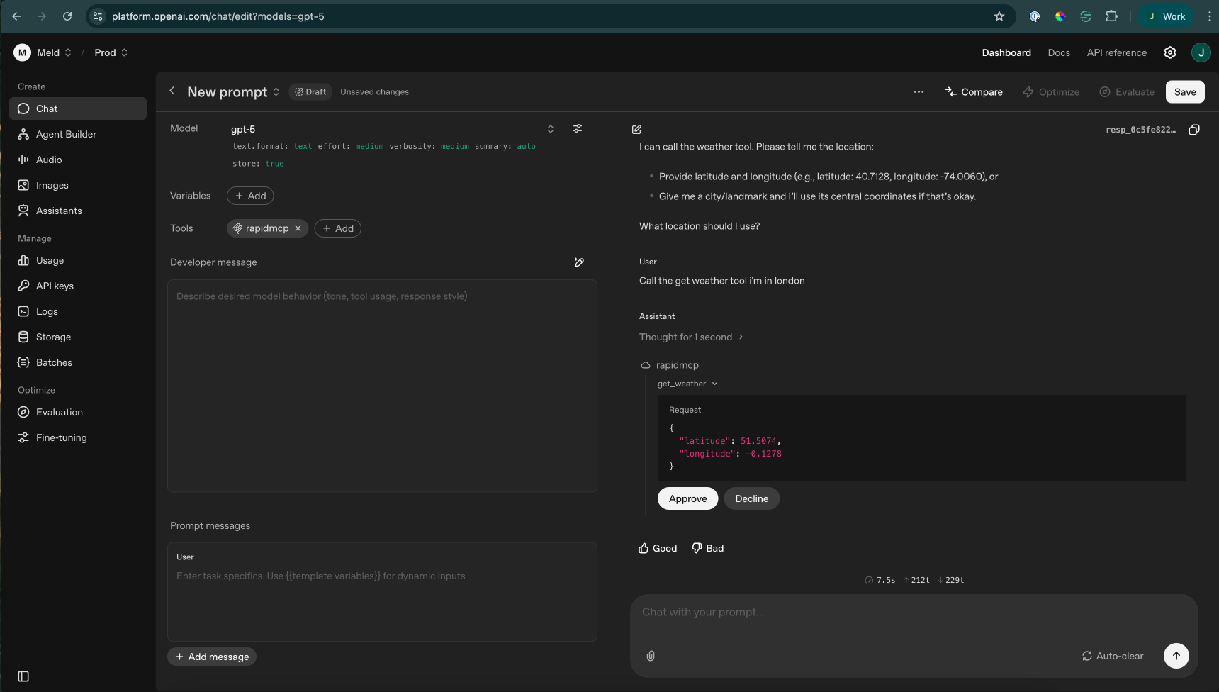 Test MCP Integration with OpenAI